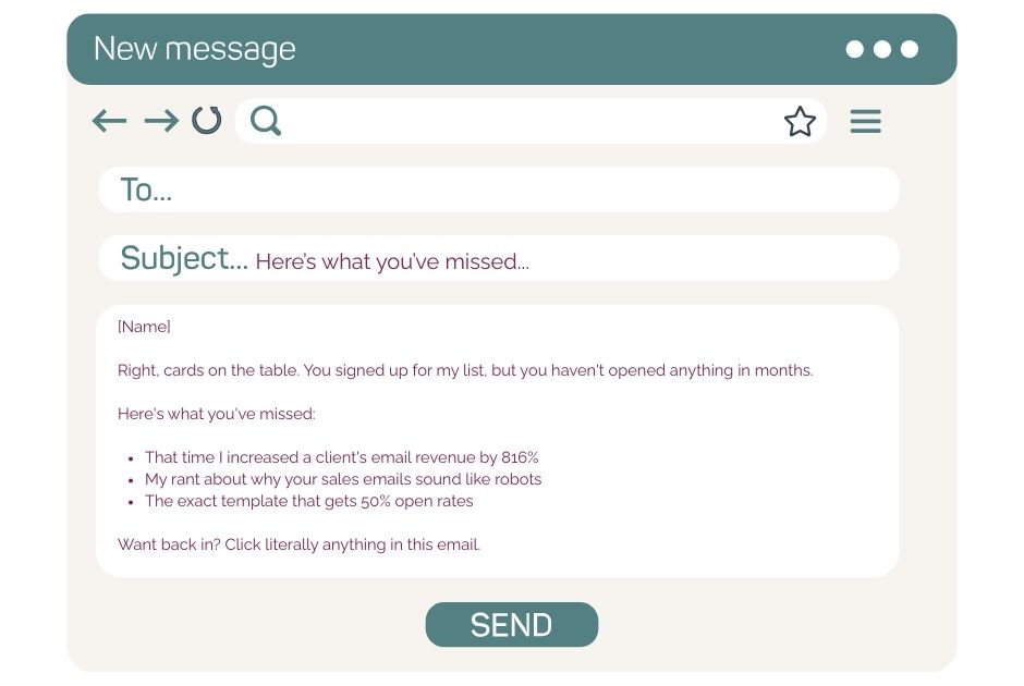 Example Emails for Email List Cleaning Email 2